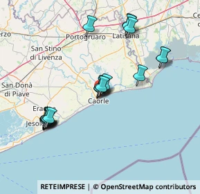 Mappa Via Milano, 30021 Caorle VE, Italia (14.7595)