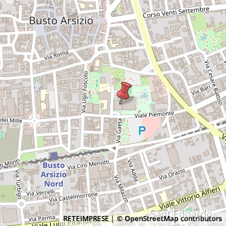 Mappa Piazza Fratelli Rosselli, 10, 21052 Busto Arsizio, Varese (Lombardia)