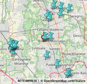 Mappa Ex SS, 20812 Limbiate MB, Italia (4.883)