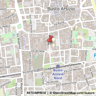 Mappa Via Dante Alighieri, 14, 21052 Busto Arsizio, Varese (Lombardia)