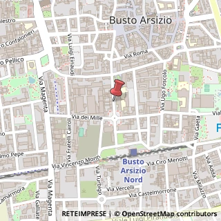 Mappa Via Dante Alighieri, 8, 21052 Busto Arsizio, Varese (Lombardia)