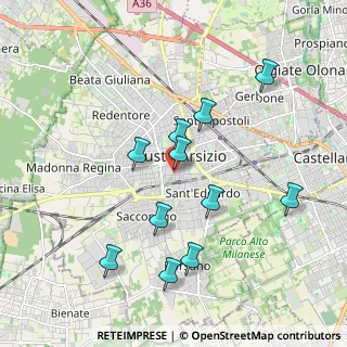 Mappa Piazzale Plebiscito, 21052 Busto Arsizio VA, Italia (1.84182)