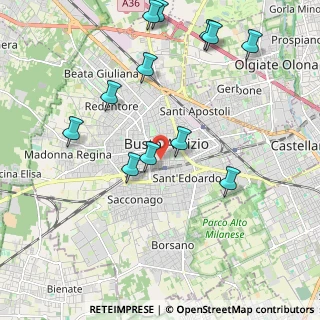 Mappa Via Dante Alighieri, 21052 Busto Arsizio VA, Italia (2.2725)