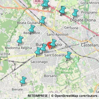 Mappa Via Francesco Guerrazzi, 21052 Busto Arsizio VA, Italia (2.41846)
