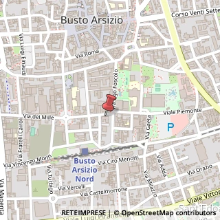 Mappa Via F. Guerrazzi, 12, 21052 Busto Arsizio, Varese (Lombardia)