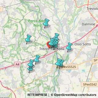 Mappa Via del Cimitero, 20056 Trezzo sull'Adda MI, Italia (2.80846)
