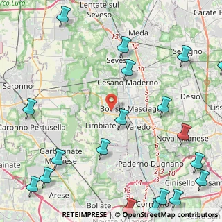 Mappa Ex SS 527 Centro Commerciale, 20812 Limbiate MB, Italia (6.8055)