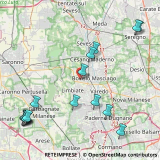 Mappa Ex SS 527 Centro Commerciale, 20812 Limbiate MB, Italia (5.90235)