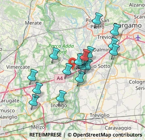 Mappa Piazza Vitaliano Crivelli, 20056 Trezzo sull'Adda MI, Italia (5.99059)