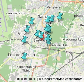 Mappa Via Padre Daniele, 21017 Samarate VA, Italia (1.24)