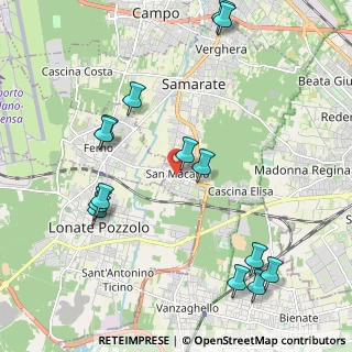 Mappa Piazza Angelo Maria Mantegazza, 21017 Samarate VA, Italia (2.42071)