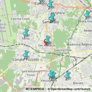 Mappa Piazza Angelo Maria Mantegazza, 21017 Samarate VA, Italia (2.9575)