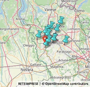 Mappa Via Padre Daniele, 21017 Samarate VA, Italia (6.95667)