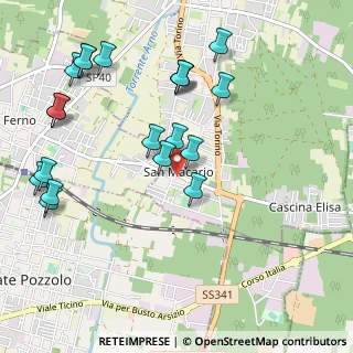 Mappa Piazza Angelo Maria Mantegazza, 21017 Samarate VA, Italia (1.164)