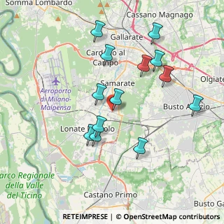 Mappa Piazza Angelo Maria Mantegazza, 21017 Samarate VA, Italia (3.65231)