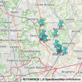 Mappa Via Francesco Cilea, 20851 Lissone MB, Italia (3.03909)