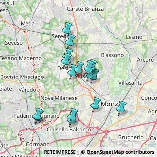 Mappa Via Francesco Cilea, 20851 Lissone MB, Italia (3.26938)