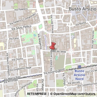 Mappa Via Vallona, 49, 21052 Busto Arsizio, Varese (Lombardia)