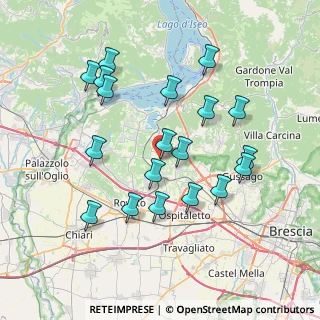 Mappa Via Tito Speri, 25050 Passirano BS, Italia (7.35263)