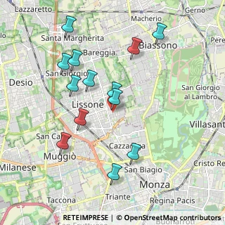 Mappa Via N. Copernico, 20851 Lissone MB, Italia (1.95538)