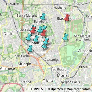 Mappa Via N. Copernico, 20851 Lissone MB, Italia (1.35429)