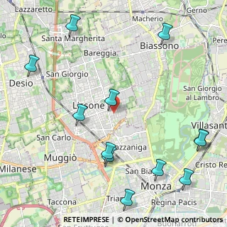 Mappa Via N. Copernico, 20851 Lissone MB, Italia (2.77333)