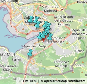 Mappa Str. di Monte D'Oro, 34148 Trieste TS, Italia (0.97364)