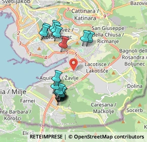 Mappa Str. di Monte D'Oro, 34148 Trieste TS, Italia (1.7875)