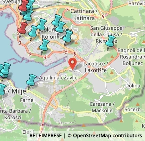 Mappa Str. di Monte D'Oro, 34148 Trieste TS, Italia (3.0805)