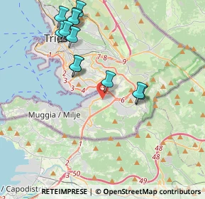 Mappa Str. di Monte D'Oro, 34148 Trieste TS, Italia (4.17083)