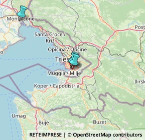 Mappa Str. di Monte D'Oro, 34148 Trieste TS, Italia (40.11909)