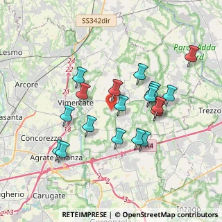 Mappa Via Cascina Rossino, 20876 Ornago MB, Italia (3.28895)