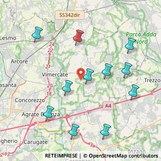 Mappa Via Cascina Rossino, 20876 Ornago MB, Italia (4.60455)