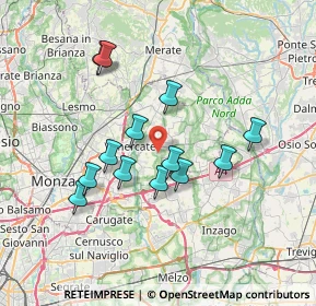 Mappa Via Cascina Rossino, 20876 Ornago MB, Italia (6.33)