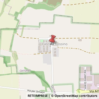 Mappa Via Cascina Rossino, 13, 20876 Ornago, Monza e Brianza (Lombardia)