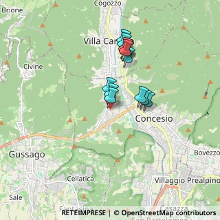 Mappa Via XX Settembre, 25062 Concesio BS, Italia (1.37583)
