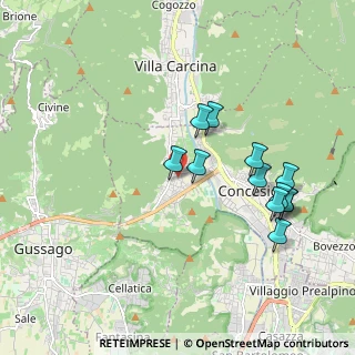 Mappa Via XX Settembre, 25062 Concesio BS, Italia (1.8675)