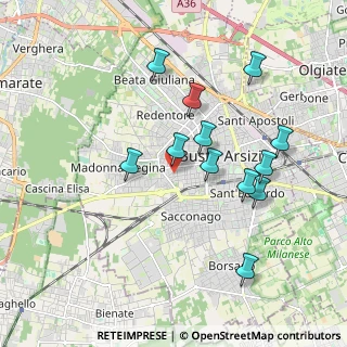 Mappa Via Ragusa, 21052 Busto Arsizio VA, Italia (1.79083)