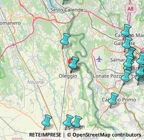 Mappa Loreto, 28047 Oleggio NO, Italia (11.406)