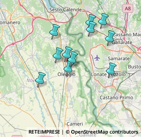 Mappa Loreto, 28047 Oleggio NO, Italia (6.33545)