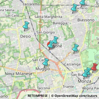 Mappa Piazza Giorgio la Pira, 20851 Lissone MB, Italia (2.93818)