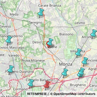 Mappa Piazza Giorgio la Pira, 20851 Lissone MB, Italia (6.48083)