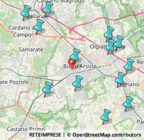 Mappa Via G. Espinasse, 21052 Busto Arsizio VA, Italia (5.01)