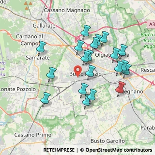Mappa Via G. Espinasse, 21052 Busto Arsizio VA, Italia (3.635)