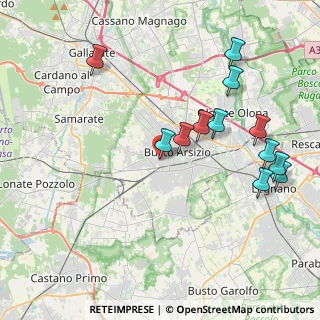 Mappa Via G. Espinasse, 20013 Busto Arsizio VA, Italia (4.3275)