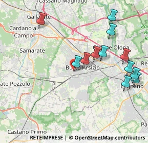 Mappa 20013 Busto Arsizio VA, Italia (4.3275)