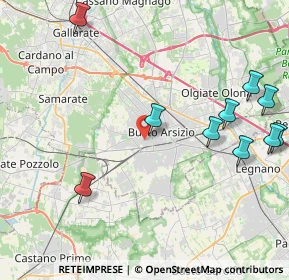Mappa Via G. Espinasse, 20013 Busto Arsizio VA, Italia (6.3575)