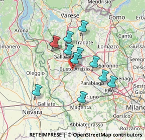 Mappa Via G. Espinasse, 20013 Busto Arsizio VA, Italia (11.27667)