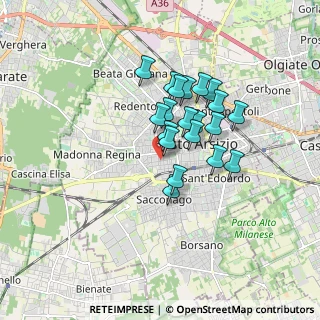 Mappa Via G. Espinasse, 20013 Busto Arsizio VA, Italia (1.271)