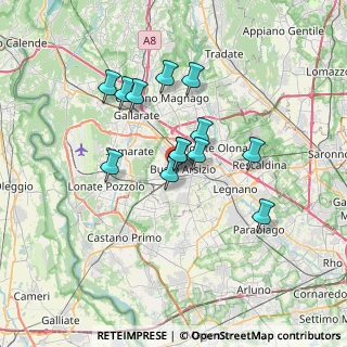 Mappa Via G. Espinasse, 20013 Busto Arsizio VA, Italia (5.54077)